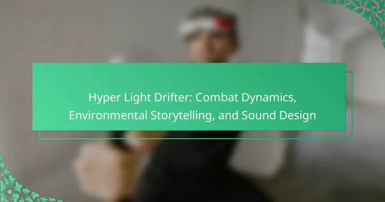 Hyper Light Drifter: Combat Dynamics, Environmental Storytelling, and Sound Design
